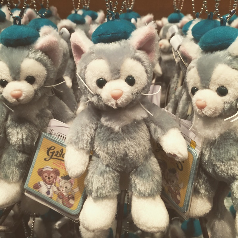 💥現貨💥東京海洋迪士尼限定Gelatoni畫家貓 站姿吊飾