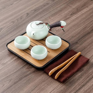 便攜式旅行迷你小型功夫茶具套裝家用會客簡易泡茶壺茶杯茶盤