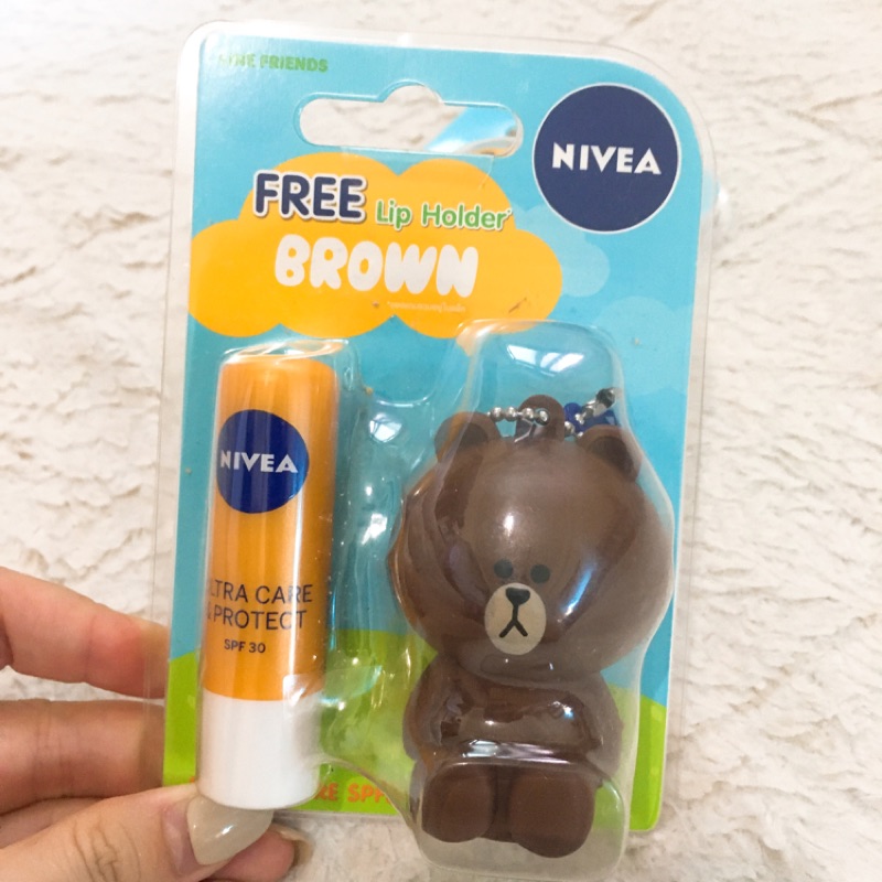 LINE x NIVEA 熊大護唇膏