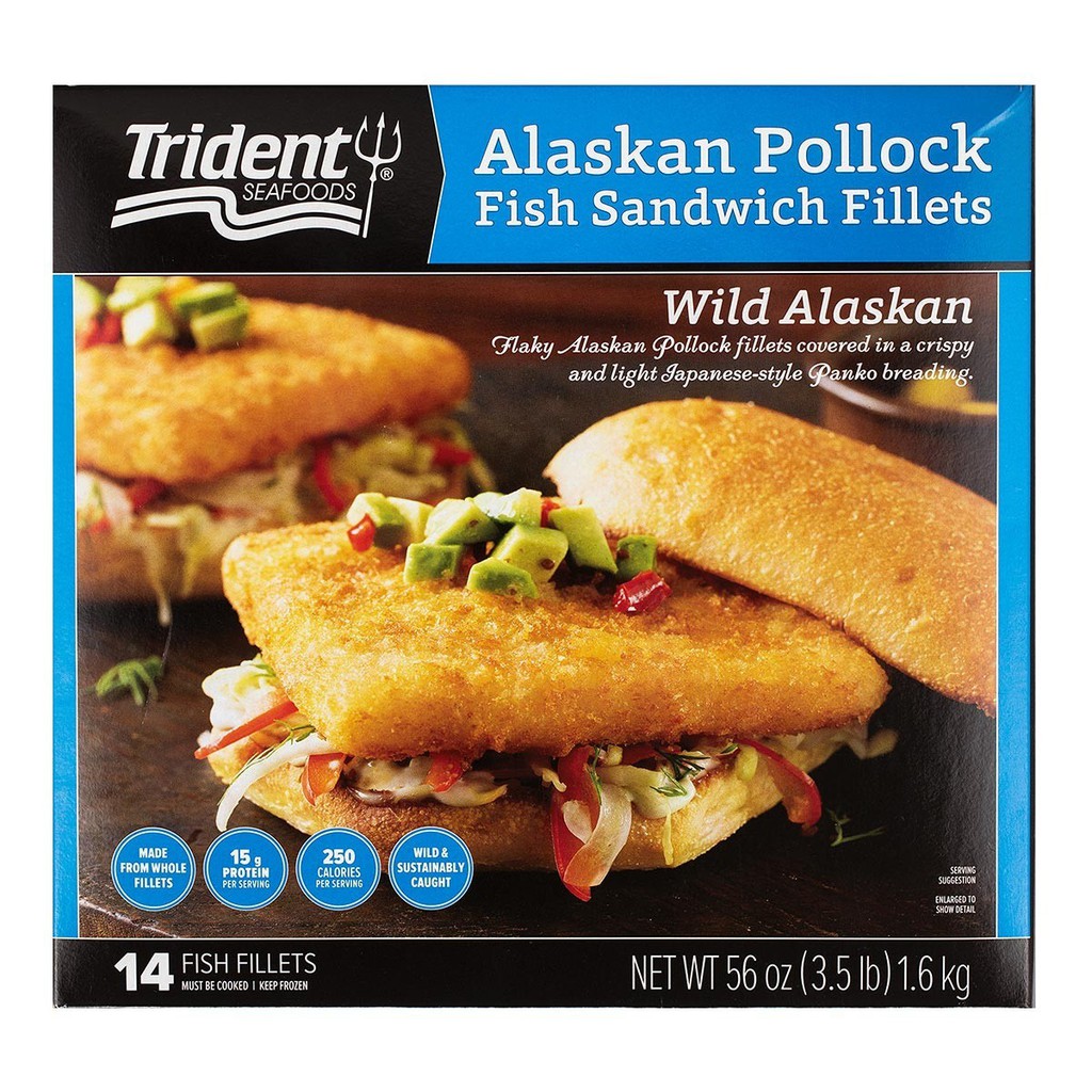 【⭐Costco 好市多 代購⭐】Trident 冷凍酥炸鱈魚排 1.6公斤×2 免運 生鮮 冷凍 鱈魚 海鮮 炸物