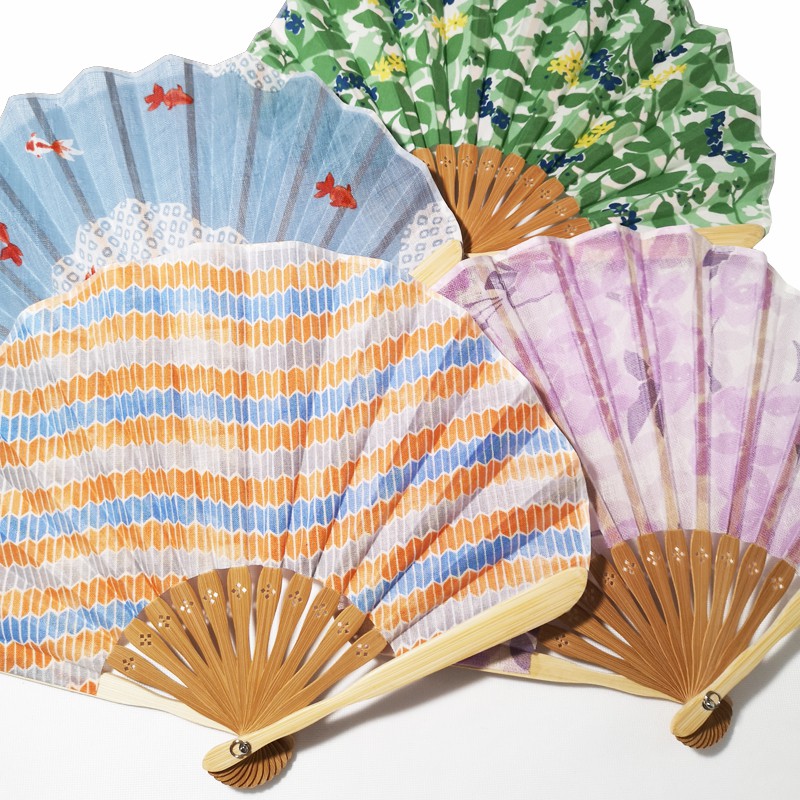 Fa精品店 熱銷款 扇子 日式扇子 貝殼扇 日本小扇子日式和風棉布折疊扇可愛貝殼扇夏季隨身便攜摺扇 蝦皮購物