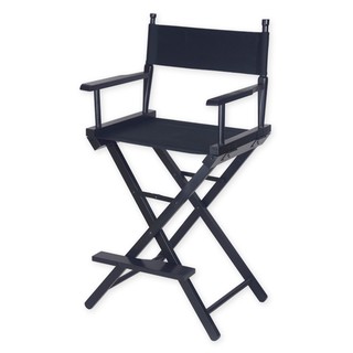 【彩妝大師】黑色專業化妝椅 高腳椅 折疊椅 導演椅 吧檯椅 輕鬆收納 彩妝教學 發表會 木製品