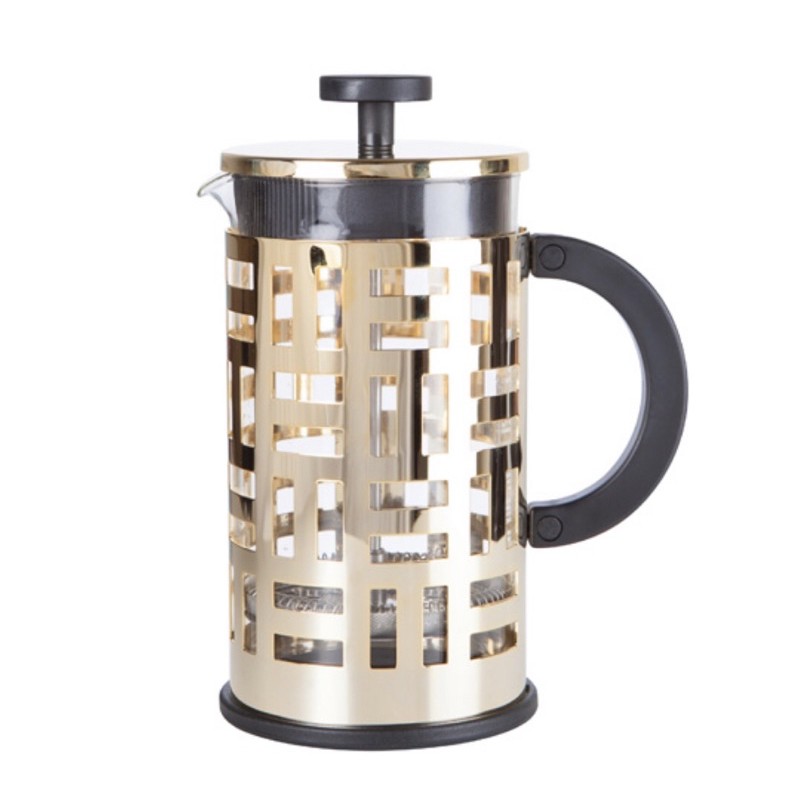 星巴克 Bodum 金色依伶法式咖啡濾壓壺 贈送IKEA濃縮咖啡杯