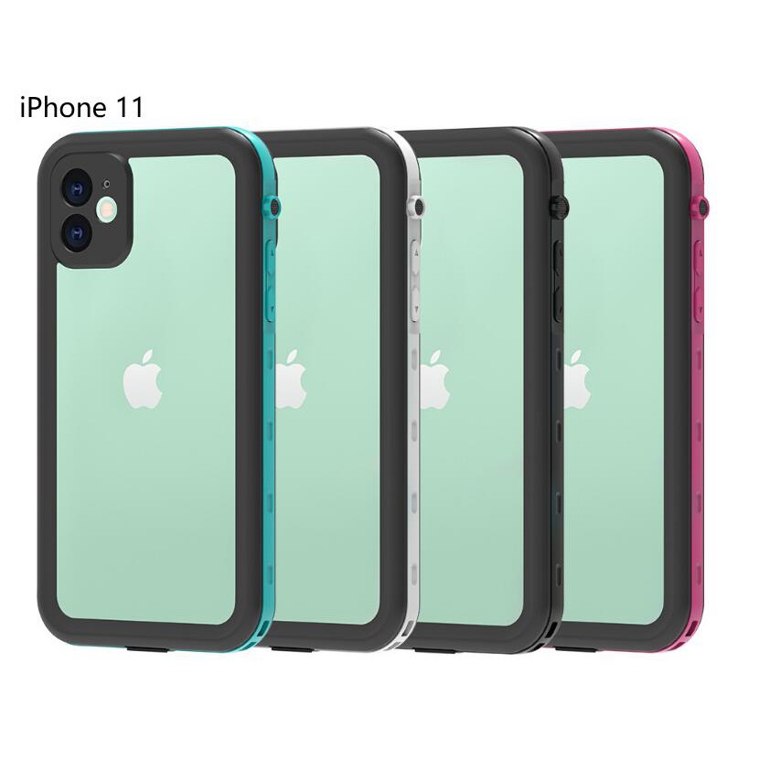 Iphone11手機保護殼防水殼防摔防雪防塵四防手機殼iphone 11 Pro Max 指紋識別潛水殼 蝦皮購物