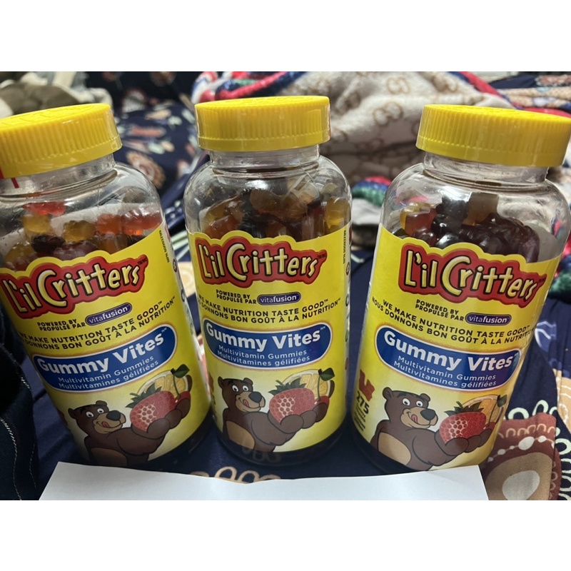 《加拿大代購&amp;現貨》Gummy Vites 兒童小熊軟糖（275/罐）