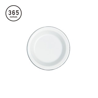 【日本365methods】圓形琺瑯餐盤-18cm