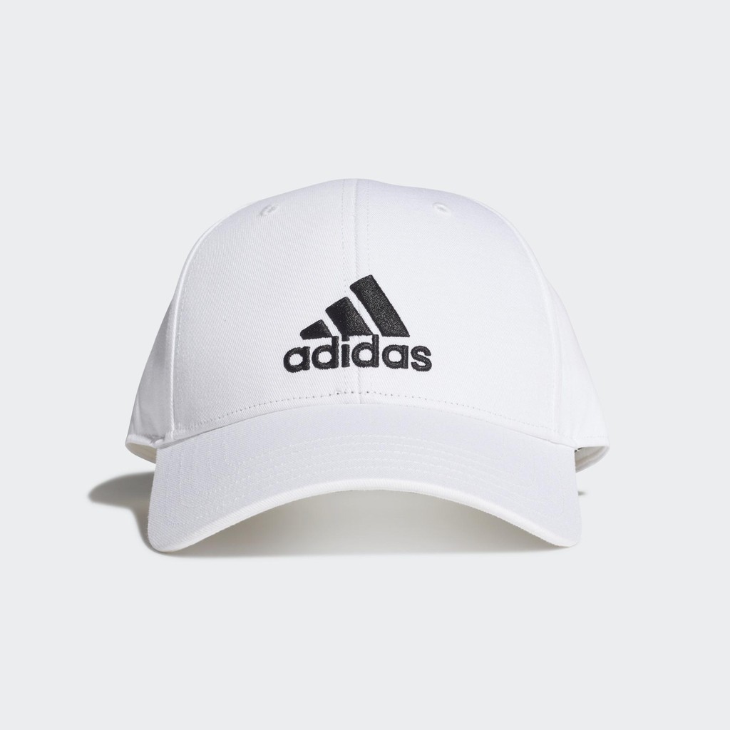 ⓉⒽⓇⒺⒺⒼ🔥ADIDAS 棒球帽 運動帽 帽子 經典 防曬 棉質 抗紫外線 UV50 可調式 白色 FK0890