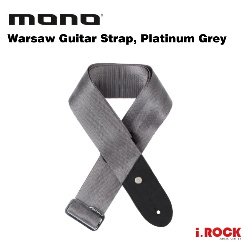 MONO M80 Warsaw系列 灰色 背帶 吉他背帶【i.ROCK 愛樂客樂器】
