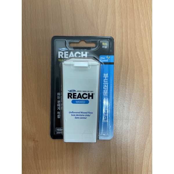 【滿100元出貨】REACH麗奇潔牙線含蠟無味183M