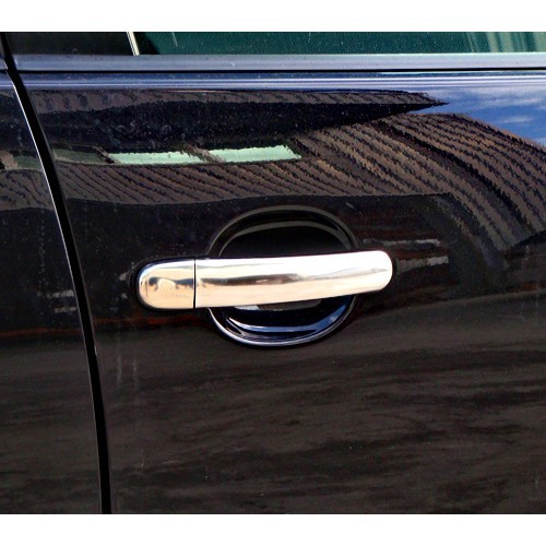VW 福斯 Passat B5 2003~2005 改裝 鍍鉻銀 車門把手蓋飾貼 把手外蓋貼