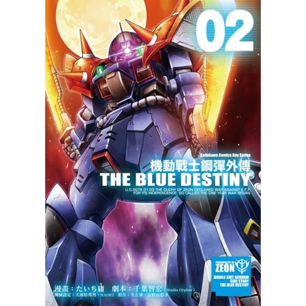 臺版漫畫書千葉智宏 機動戰士鋼彈外傳the Blue 蝦皮購物