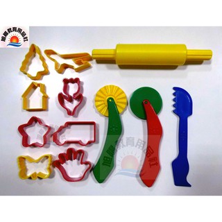 ※旭陽教育用品社※USL遊思樂益智教具系列-黏土模型工具綜合組12pcs粘土工具模型組/動力沙模具組臺灣製商檢局檢驗合格