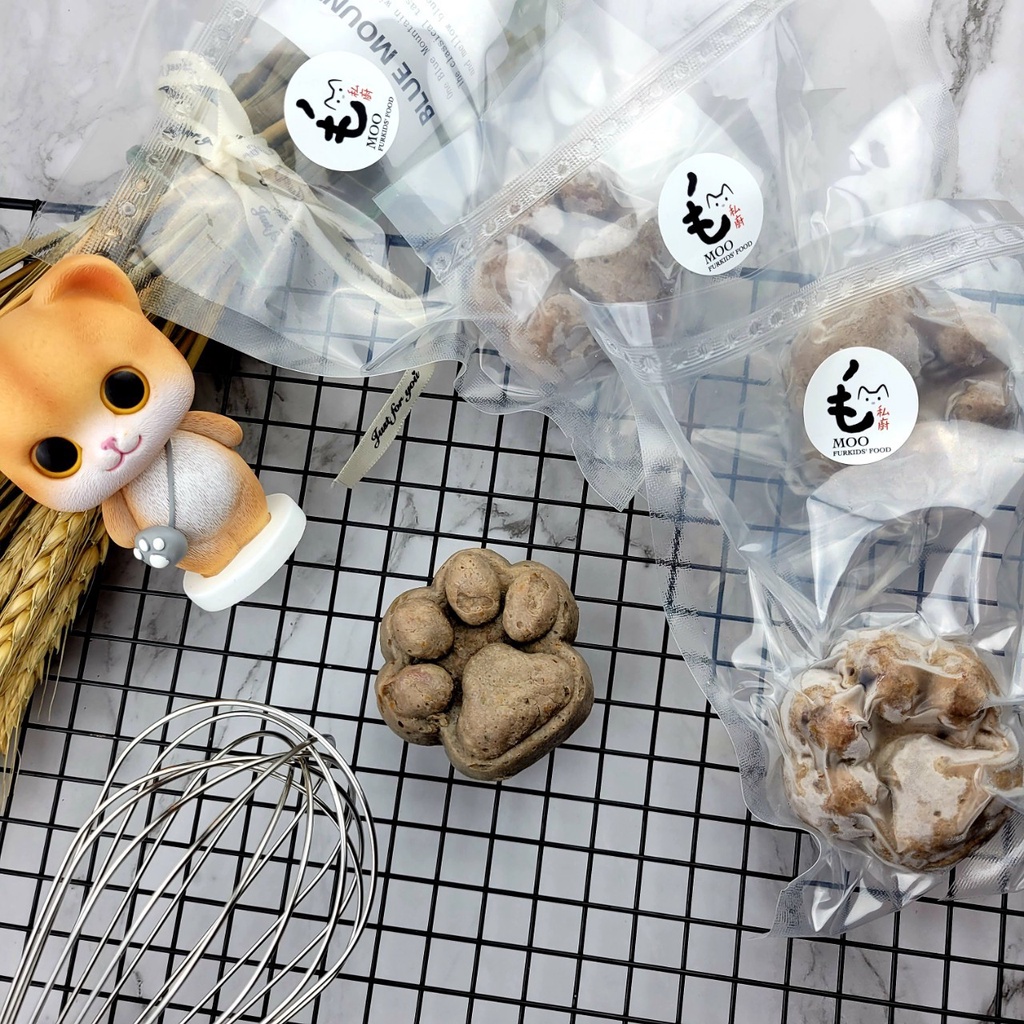 毛私廚主廚獨家鮮食包｜貓貓【健康抗氧高纖-紫芋】配方｜10 包組｜單包 100 克｜寵物鮮食專家