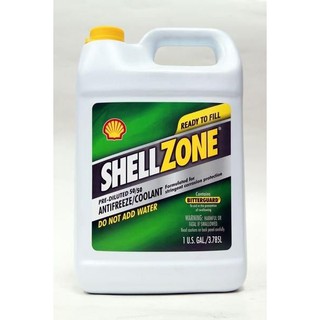 美國 殼牌 SHELL ZONE COOLANT 汽車水箱保護劑 50% 1加侖 水箱精