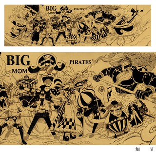 [現貨］海賊王人物 ONE PIECE 航海王 懷舊海報 健身房 酒吧 臥室宿舍客廳 牆畫 裝飾畫 復古牛皮紙 咖啡廳