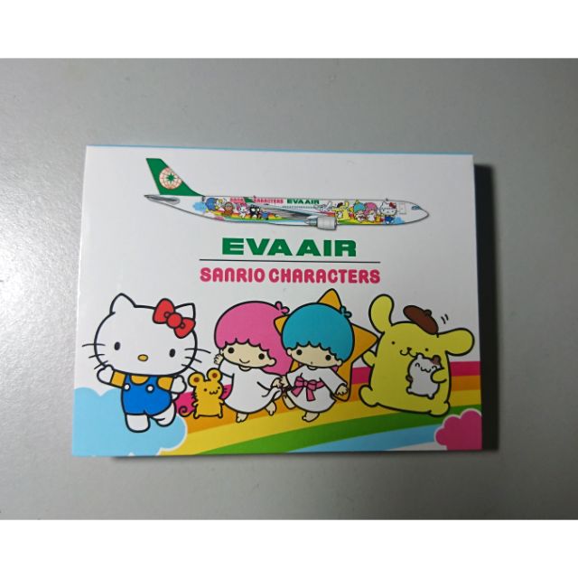 長榮航空 EVA AIR Hello Kitty機 便條紙 便條貼 自黏貼