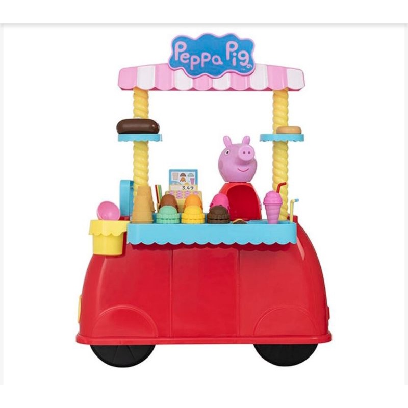 【Peppa Pig】粉紅豬小妹 豪華冰淇淋餐車 家家酒遊戲組 佩佩豬 小豬佩奇