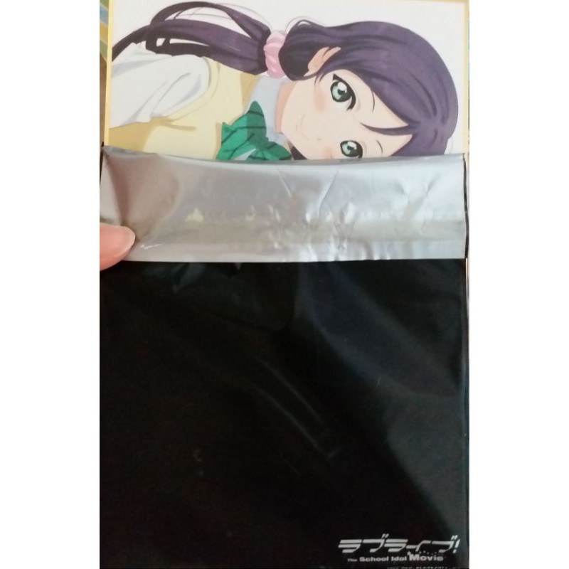 Love Live M S 東條希色紙絢瀨繪里矢澤妮可卡貼穗乃果海未小鳥真姬凜花陽小方巾 蝦皮購物