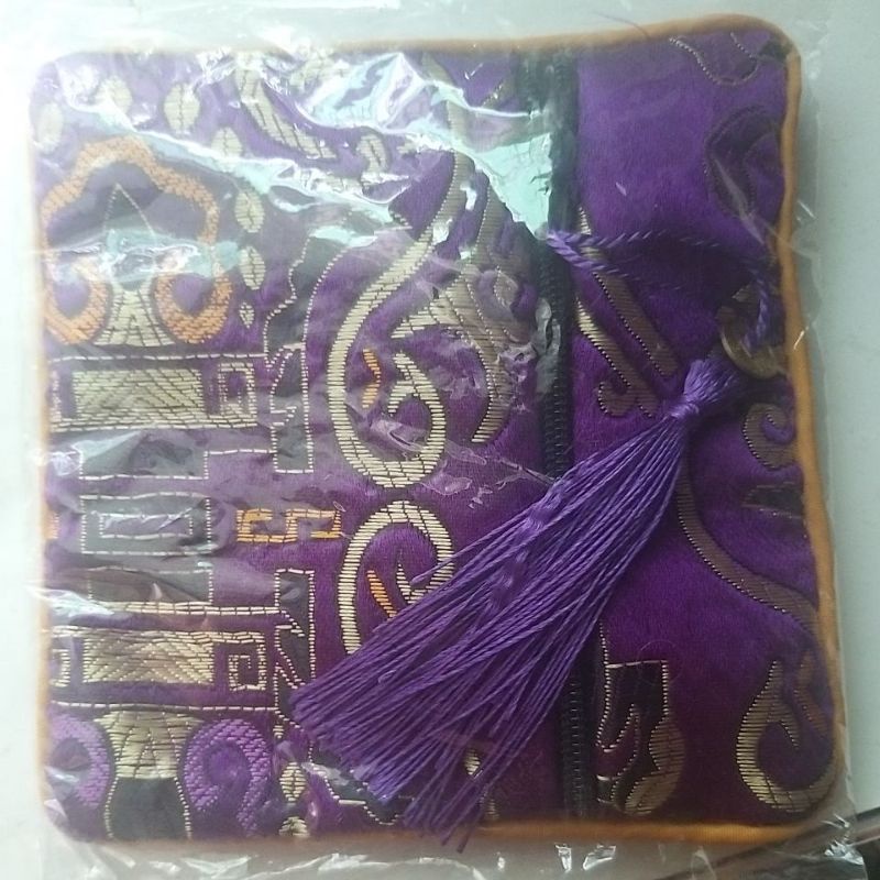現貨1紫色珠寶袋各種顏色刺激繡錦囊中國風布袋首飾袋