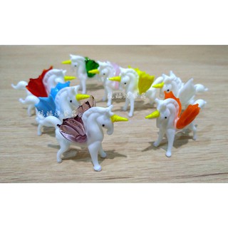 玻璃藝品 琉璃藝品 獨角獸 馬 手工藝品 夢幻獨角獸