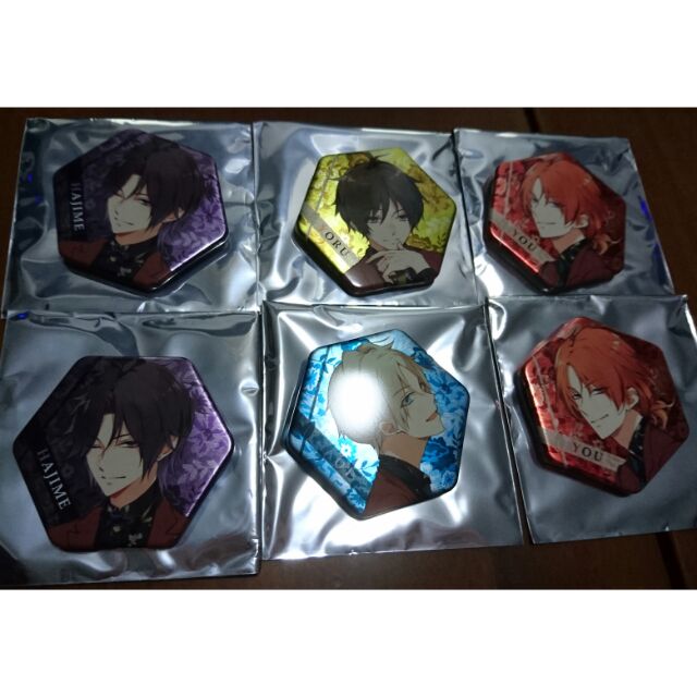 月歌noble Flowers 六角形徽章胸章始夜葵陽 蝦皮購物