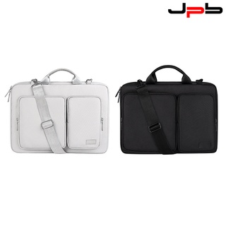 【JPB】雙口袋筆電手提包 斜背包 可肩背 加絨防震 防水防潑 防刮耐磨 13.3吋/14.1、15.4吋/15.6吋