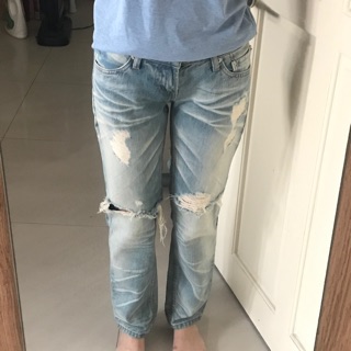 Someone jeans牛仔破褲（微污漬）