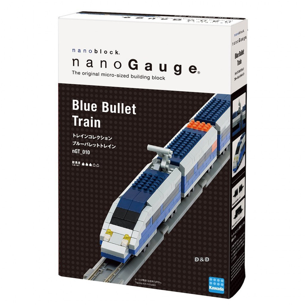NanoBlock 迷你積木 - nGT 010 藍色子彈列車