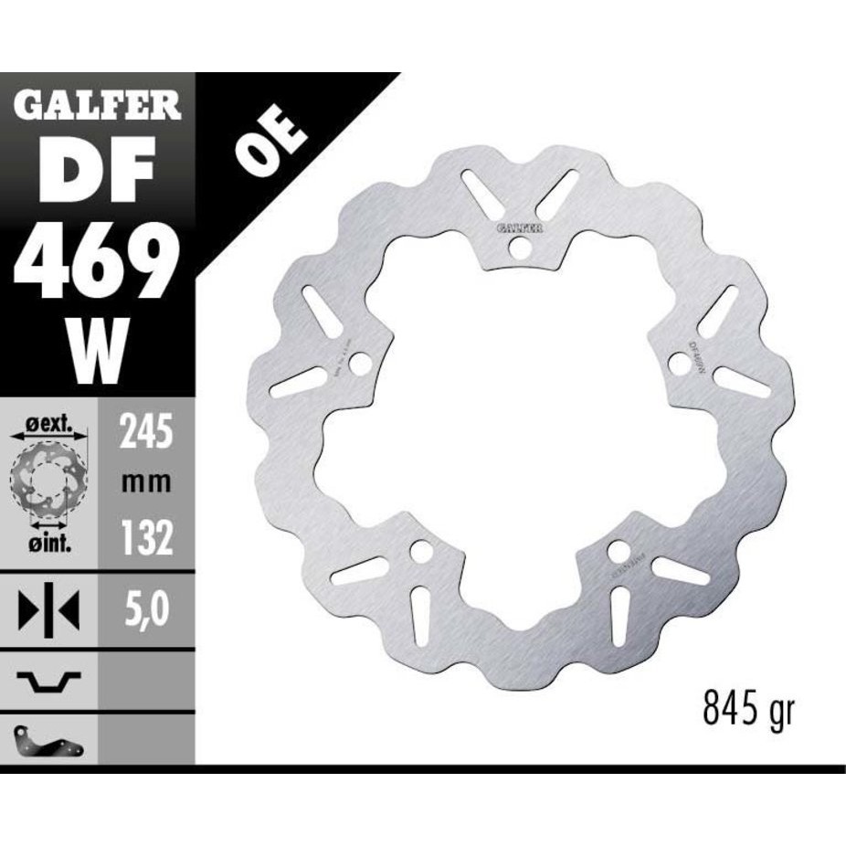 Galfer DF469W MT07 MT09 XSR900 XSR700 TRACER XTZ700 碟盤