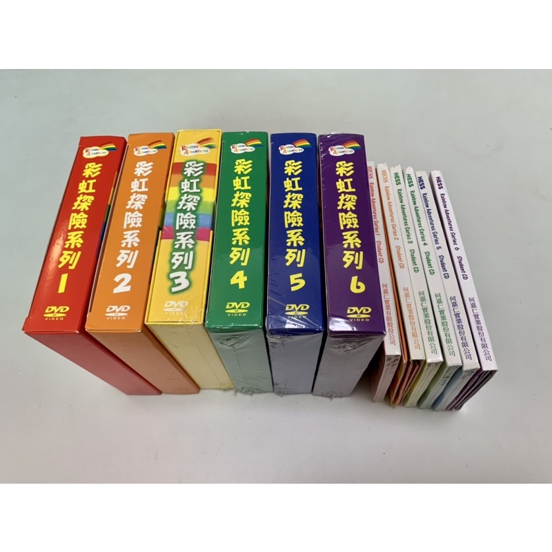 何嘉仁 Hess 幼兒園 兒童 英文 教材 cd dvd 彩虹探險 1-6 rainbow adventures