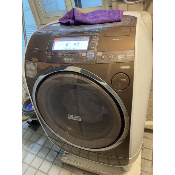 降價 二手HITACHI日立 12公斤 日製超變頻風熨斗 (SFBD3300T) 洗脫烘滾筒洗衣機