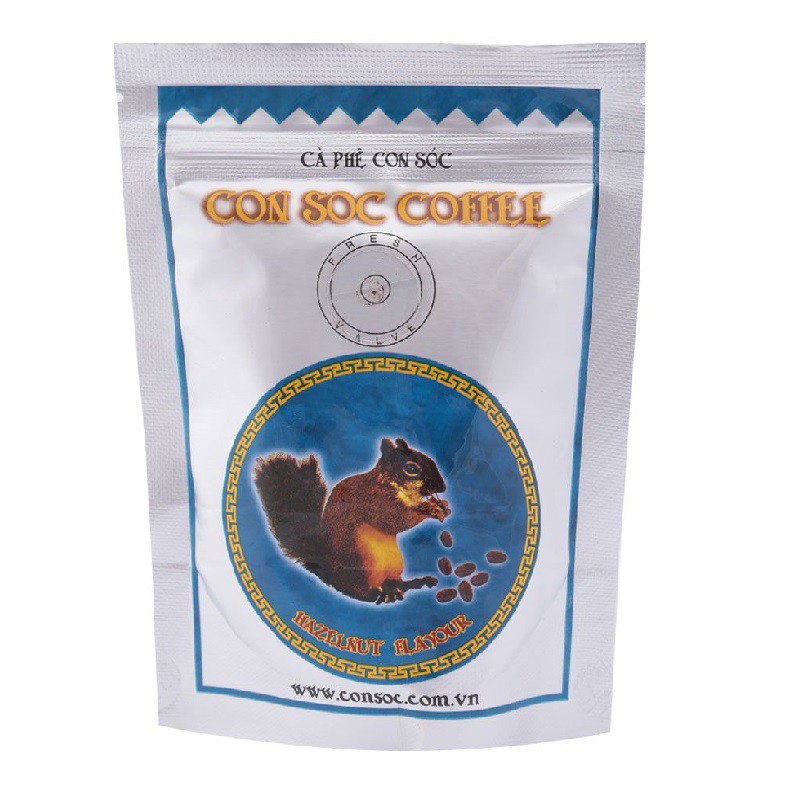 🔥【越南松鼠咖啡】松鼠CON SOC-阿拉比卡+羅布斯塔咖啡粉  250克🔸保存期限2023/09/07🔸
