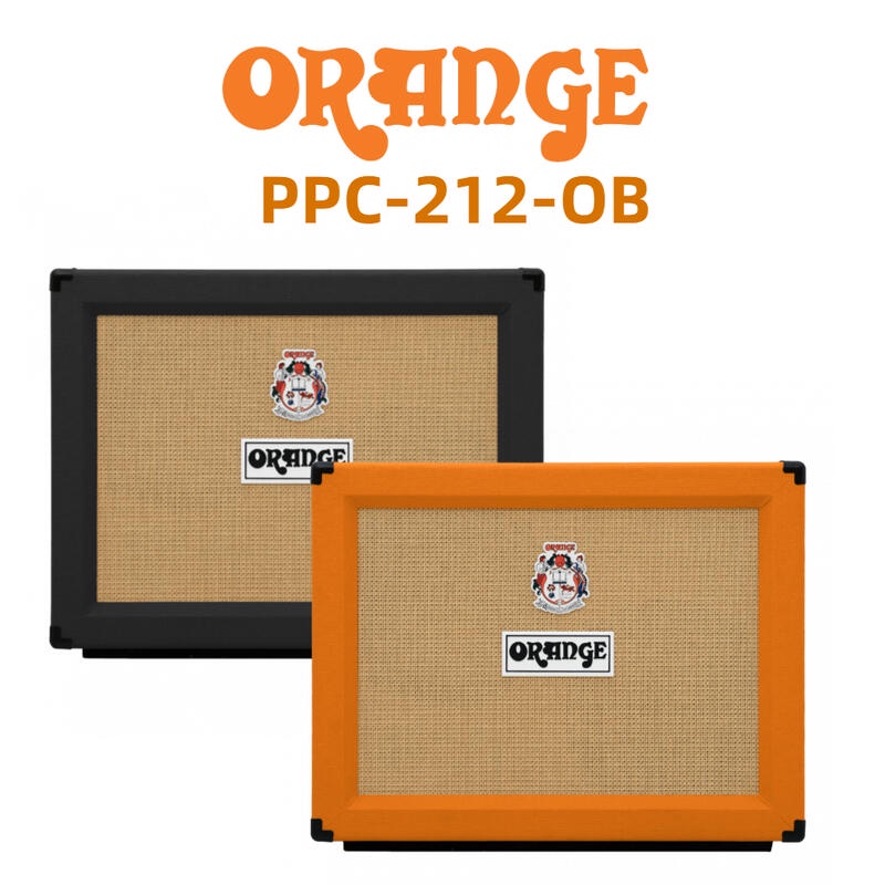 英國 ORANGE PPC-212-OB CAB 2X12" 喇叭音箱 陸製【又昇樂器.音響】