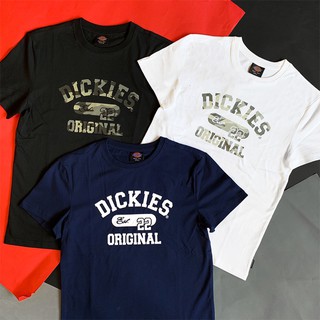 DICKIES ORIGINAL 1922 LOGO TEE 黑白 深藍 綠迷彩 灰迷彩 學院風 短TEE