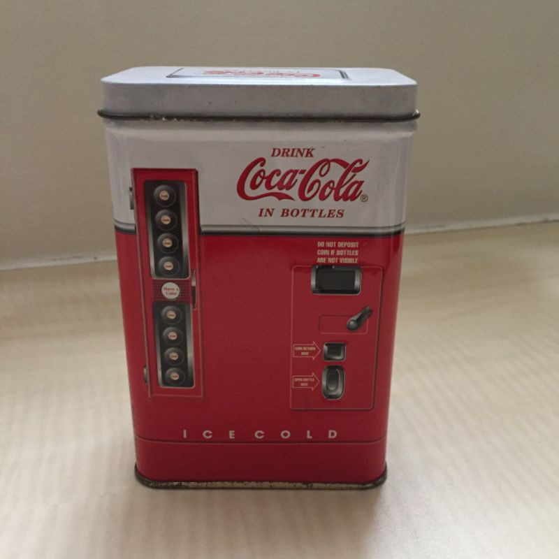 可口可樂 Coca Cola 復刻版販賣機鐵盒