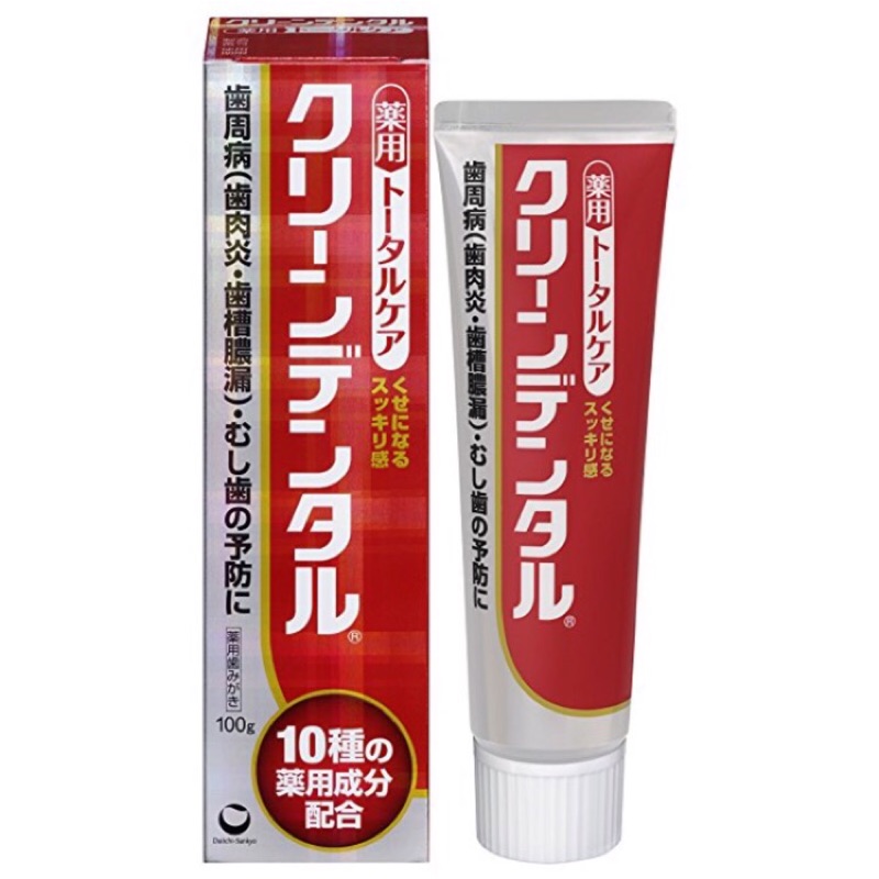 日本第一三共牙周炎小紅牙膏100ml