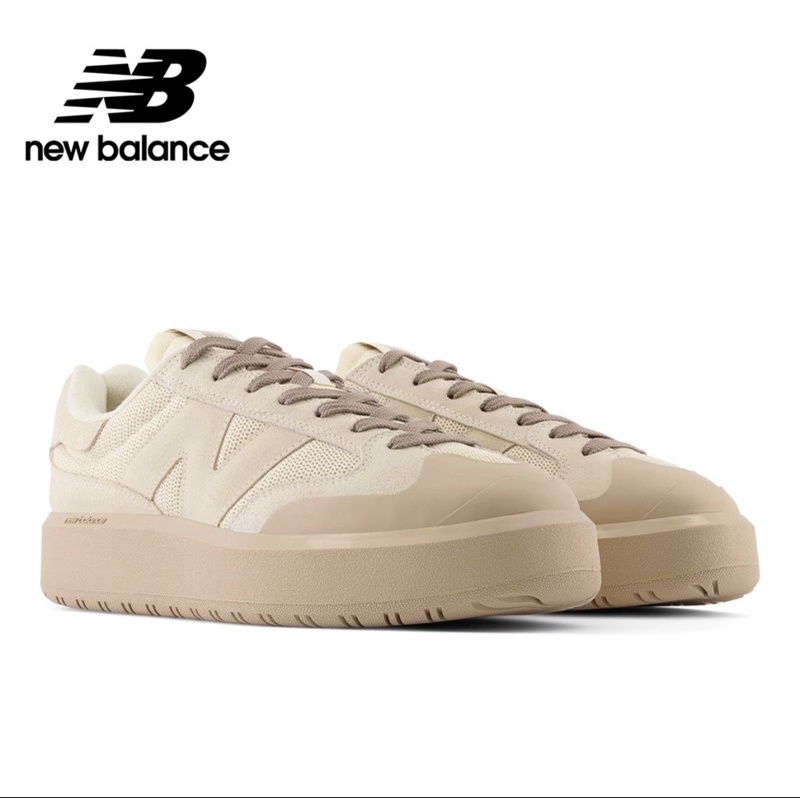 ✨全新官網貨✨New Balance IU李知恩同款CT302復古增高厚底鞋 奶茶 卡其 咖啡22.5cm US4.5