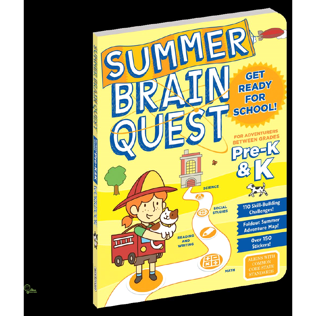 Summer Brain Quest: For Adventures Between Grades Pre-K & K【金石堂、博客來熱銷】