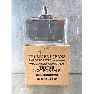 TESTER香水💕💕Trussardi Jeans 牛仔情人女性淡香水 75ml【無蓋】