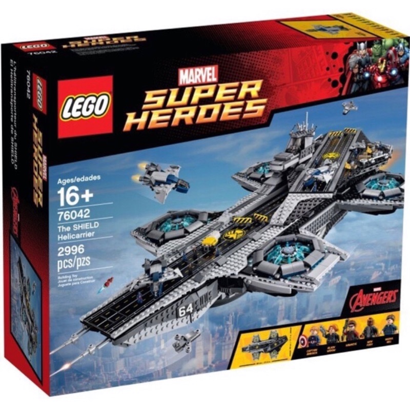 全新未拆，LEGO 樂高 76042 復仇者聯盟 神盾局航空母艦 The SHIELD Helicarrier