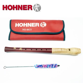 【Hohner 德國品牌】8621 梨木 高音木笛直笛 英式 暗紅色