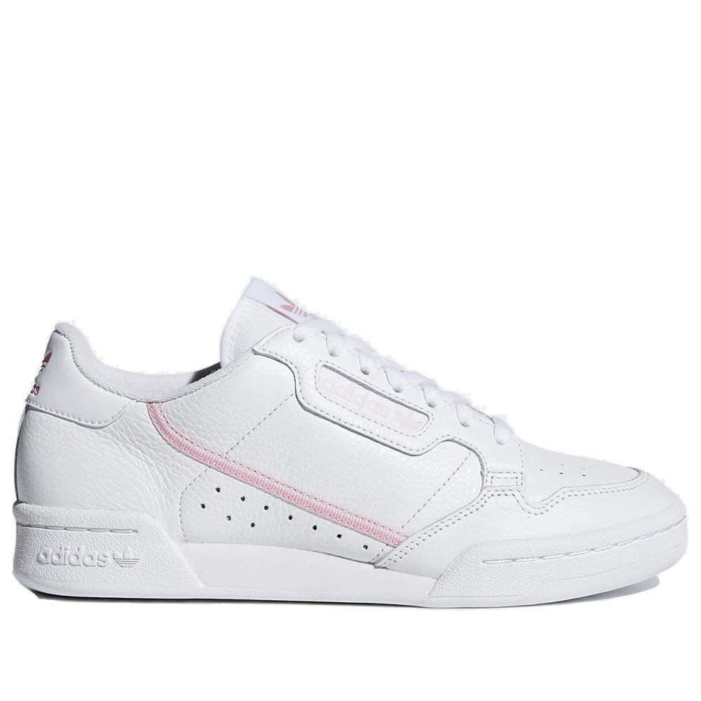 ADIDAS 女鞋 W CONTINENTAL 80 WHITE PINK 白粉【A-KAY0】【G27722】