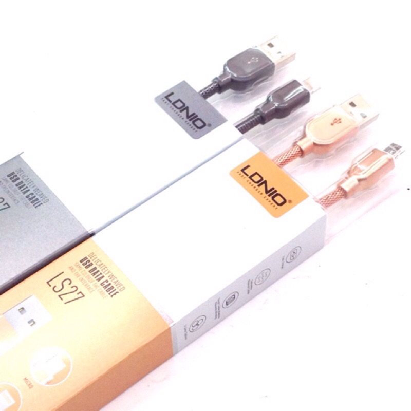 LDNIO LS27 Micro USB 手機充電傳輸線 快速充電 安卓充電線 1M