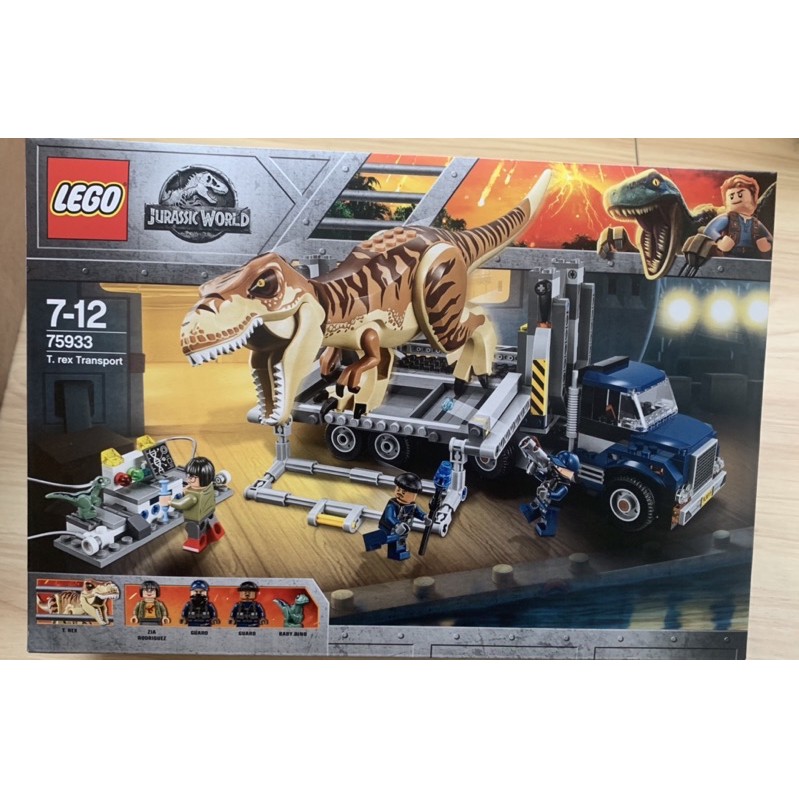 &lt; 75933 &gt; LEGO 樂高 侏儸紀恐龍系列 暴龍運輸車 T.rex Transport 恐龍 2018 全新現貨