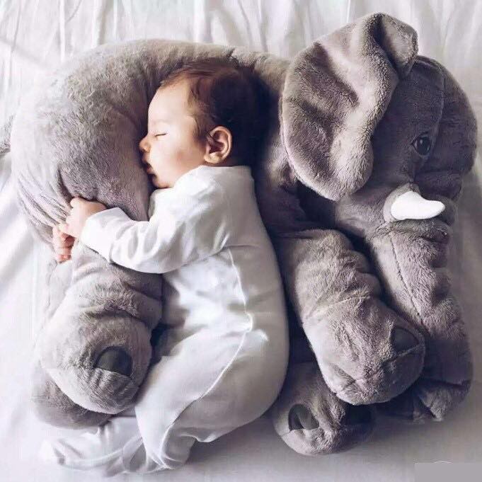 大象抱枕 IKEA同款 彩色 安撫枕 靠枕 嬰兒 寵物 安撫 抱枕 絨毛娃娃【RS520】