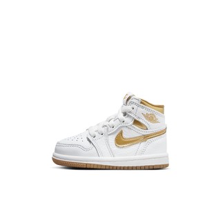 NIKE 高筒籃球鞋 JORDAN 1 RETRO HIGH OG (TD)嬰幼FD2598107白金 現貨 廠商直送