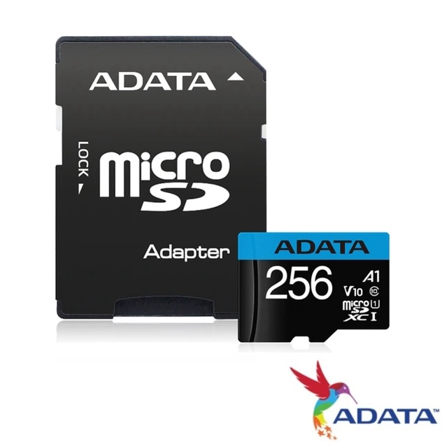 【夜野3C】ADATA 威剛 Premier microSDXC UHS-I A1 256G記憶卡(附轉卡) SD卡