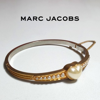 Marc Jacobs MJ 愛心 珍珠 金色 手環 手鐲 手鍊 ♥ 正品 ♥ 現貨 ♥彡