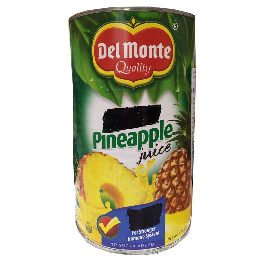 菲律賓 DEL MONTE PINEAPPLE JUICE UNSWEETENED 鳳梨汁 無糖 1360ml