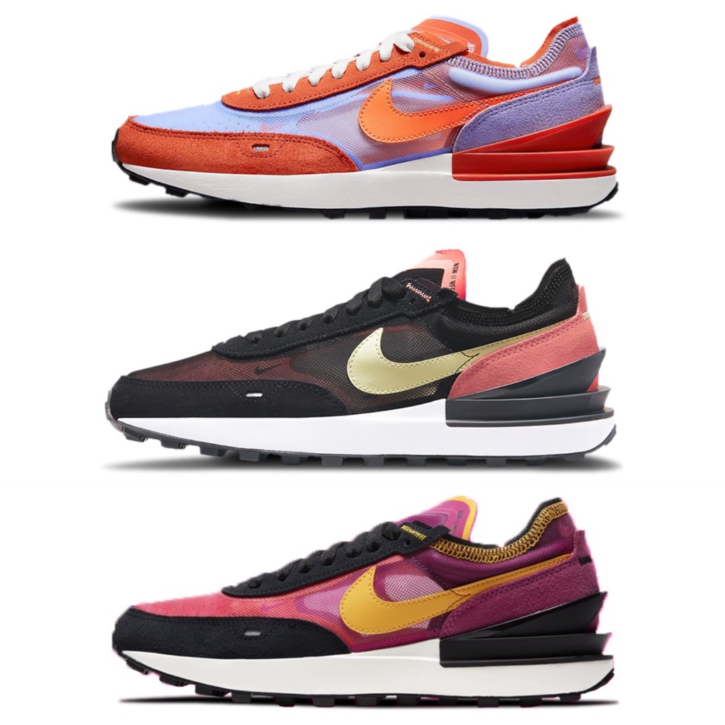 [歐鉉]W NIKE WAFFLE ONE 輕量 女鞋 DC2533-800 DC2533-002-600